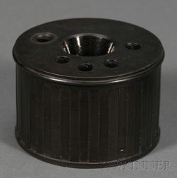 Wedgwood and Bentley Black Basalt Ink Pot